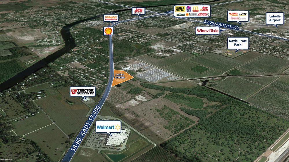 Hendry SR-80 Commercial Site: W SR 80, Labelle, FL 33935